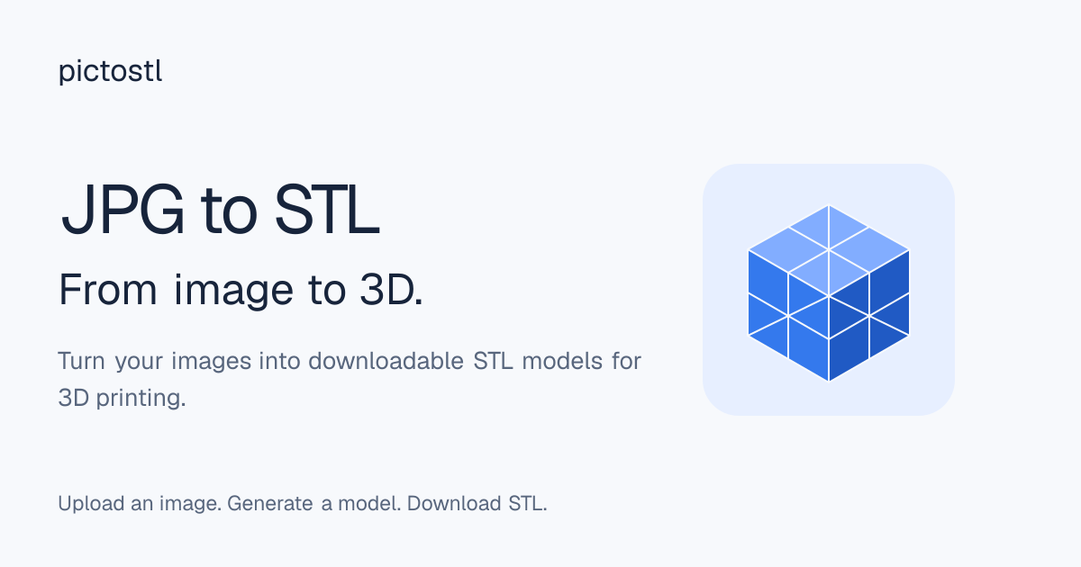 JPG to STL Converter – Convert JPG to STL Online Free